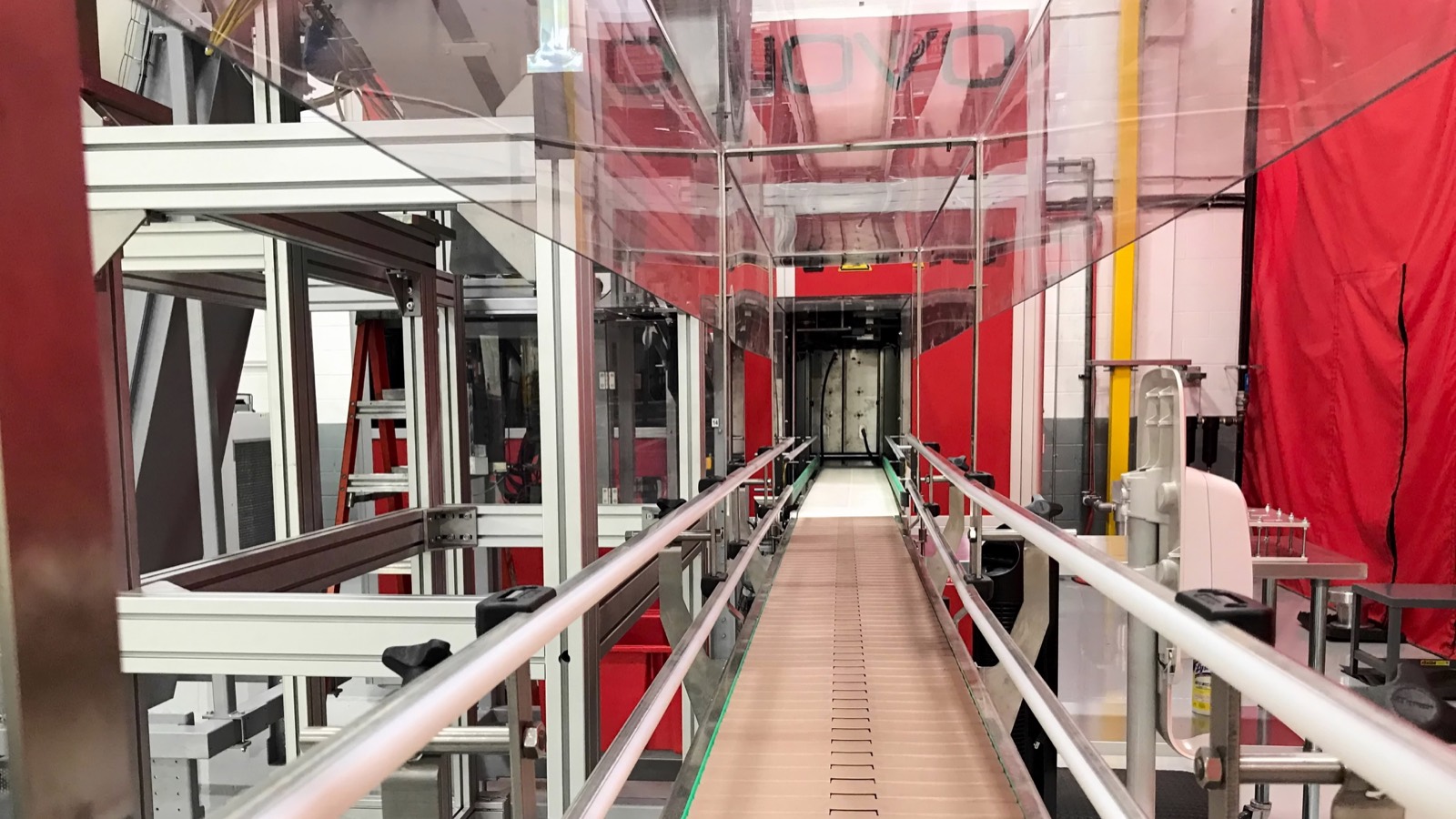 Automated production line at Novo Plastics
