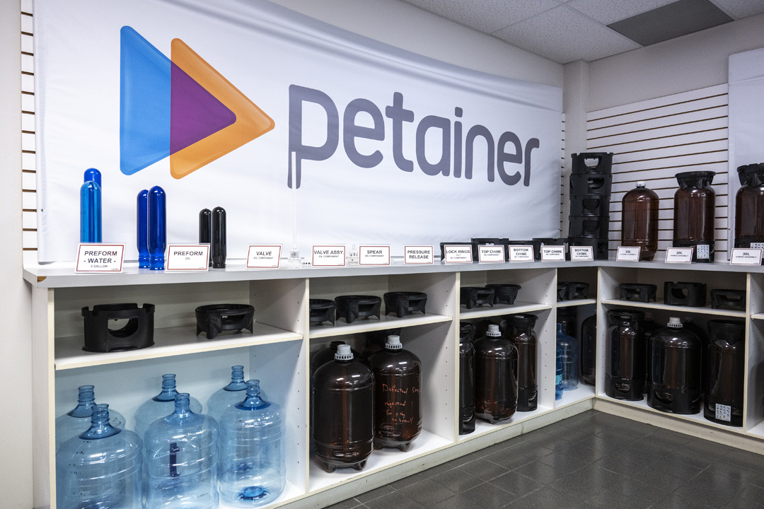 Plastic products and components on display at Novo Plastics